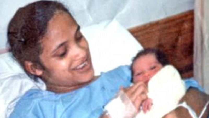 Celeste Nurse pictured with new born Zephany (Pic: Nurse family)