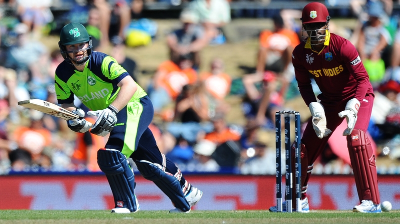 Paul Stirling en route to his 92 against the West Indies in Ireland's World Cup opener