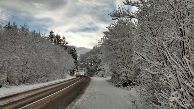Snow made driving conditions difficult in Co Sligo in recent weeks (Pic: Thomas Egan)