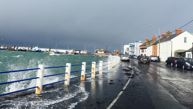 High tide in Skerries, Co Dublin (Pic: Darren Farrelly)