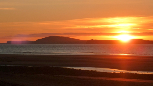 The view from Beal Strand in Co Kerry, looking towards the Co Clare Coast from Carrigaholt to Loop Head (Pic: Ita Hannon)