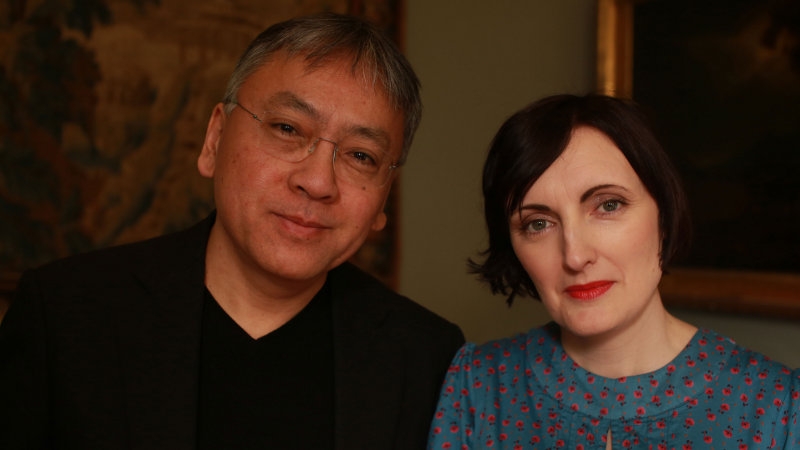 Kazuo Ishiguro with Sinéad Gleeson of The Works
