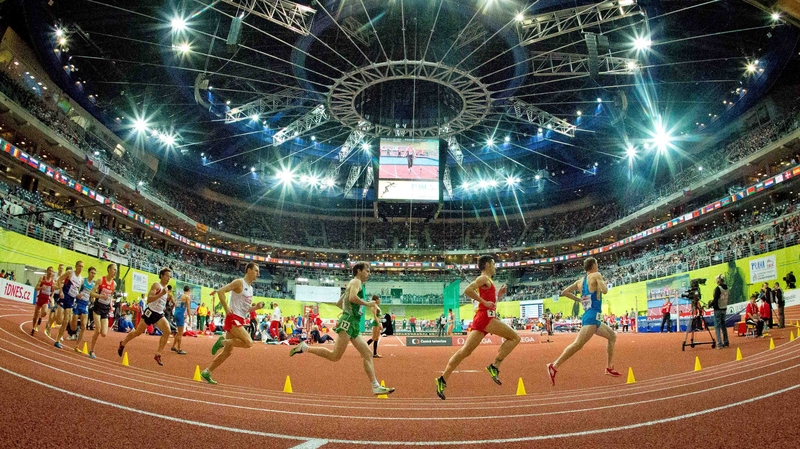Paul Pollock ran a seasonal best time in the 3,000m