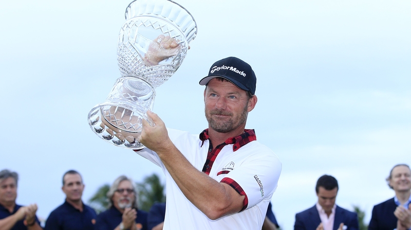 Alex Cejka of Germany won the play-off