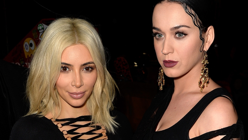 Kim Kardashian West and Katy Perry go gothic at Givenchy