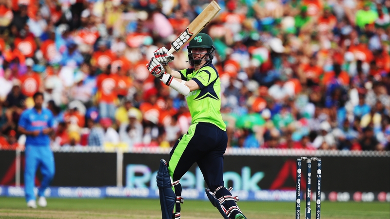 Ireland's batting struggled against the spin attack as they posted 259 against India