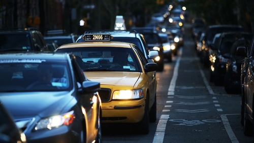 It is illegal to have an idle vehicle's engine running for more than three minutes in most parts of New York City
