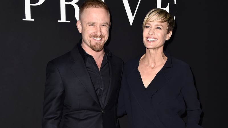 Ben Foster and fiancée Robin Wright
