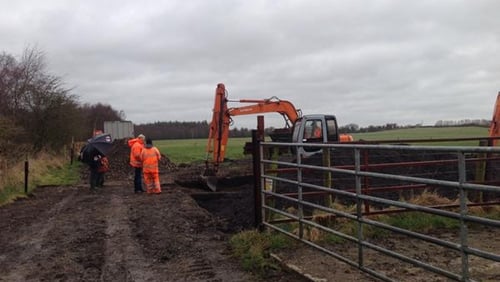 Photo shows a 2015 search being carried out for the remains of Joseph Lynskey