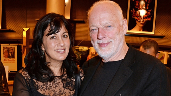 Polly Samson and David Gilmour