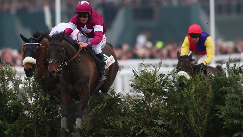 Davy Russell clears the last on Rivage D'Or