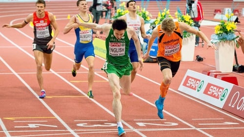 Mark English took an 800m silver in Prague