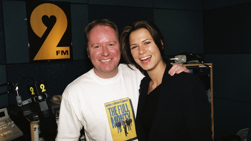 Tony and actress Rhona Mitra