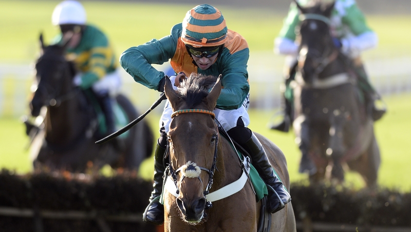 Cole Harden led from start to finish in the World Hurdle