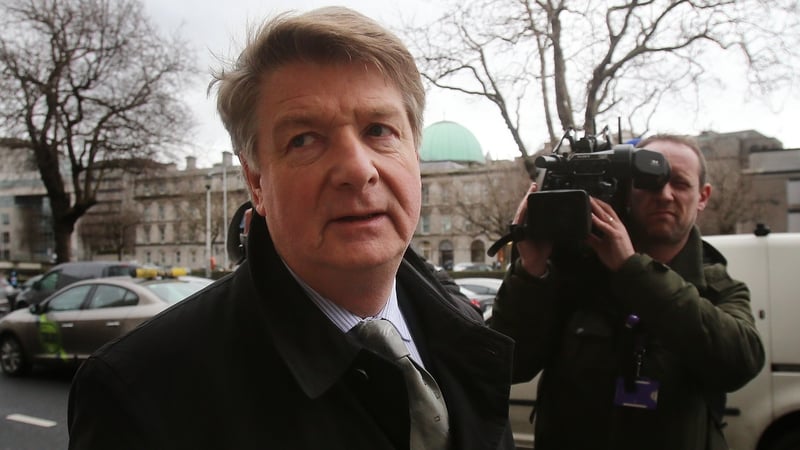 Solicitor Brian O'Donnell outside the Four Courts