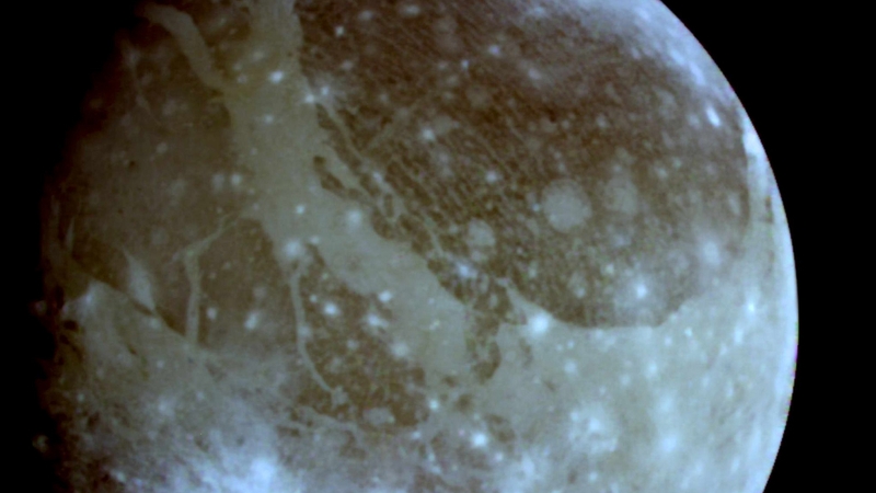 Ganymede has an ocean beneath its icy surface