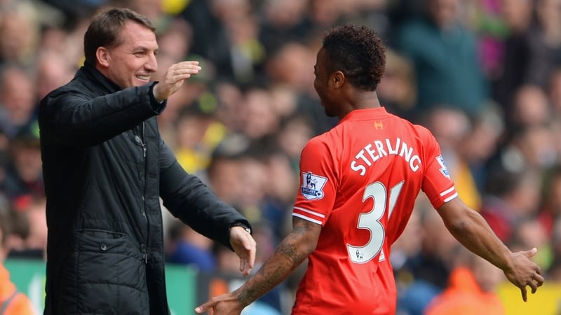 Brendan Rodgers said the best option for Raheem Sterling was to stay at Liverpool
