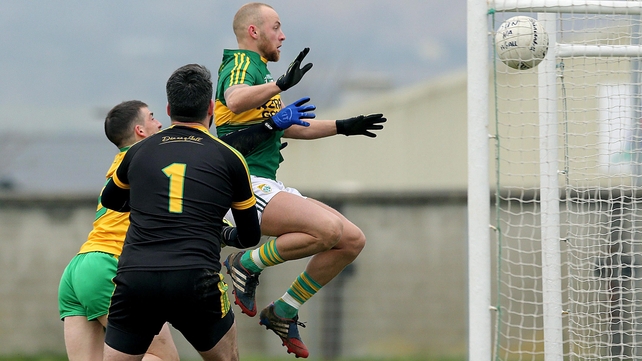 Kerry's Barry John Keane followed the ball into the net after scoring his goal