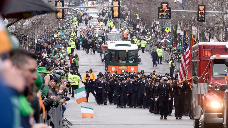 Thousands lined the streets of South Boston for the parade