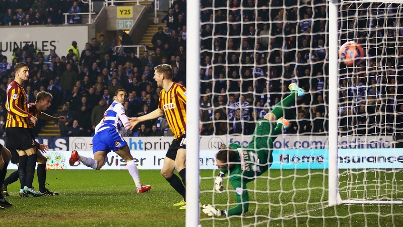Hal Robson-Kanu headed Reading in front after just six minutes