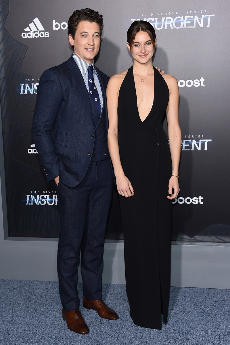 Miles Teller and Shailene Woodley