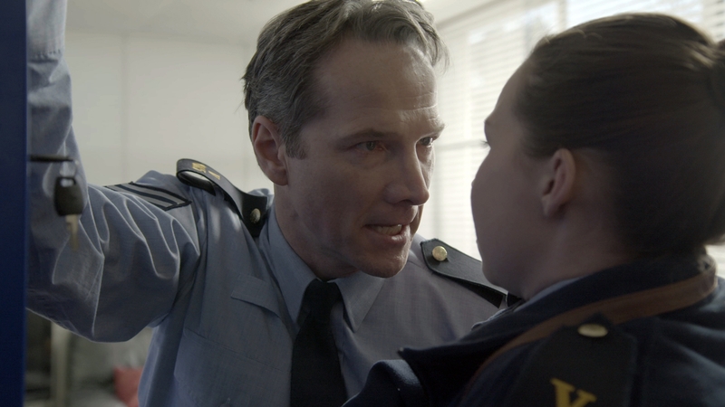 Red Rock (actors Sean Mahon and Jane McGrath pictured) - Fireworks ahead on the BBC