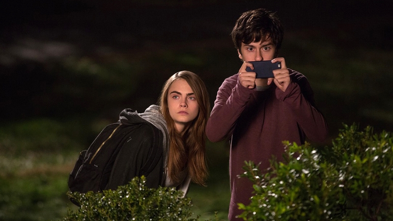 Cara Delevingne and Nat Wolff in Paper Towns