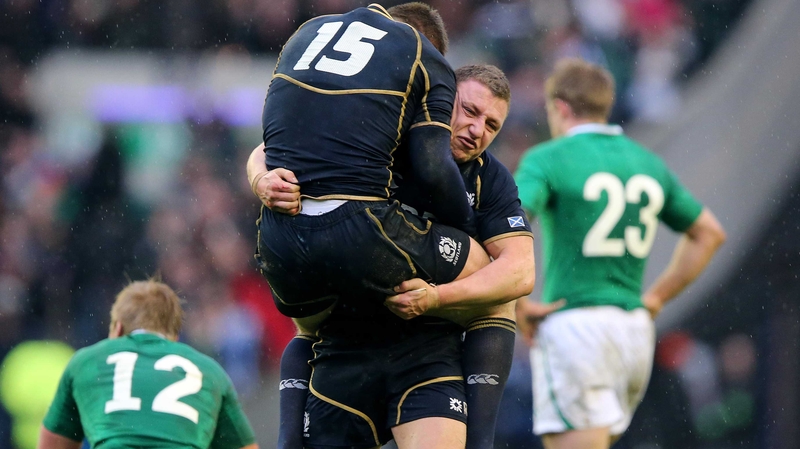 Scotland beat Ireland two years ago at Murrayfield