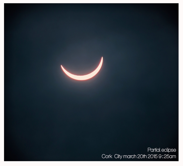 Kevin Mulcahy captured the eclipse from Cork
