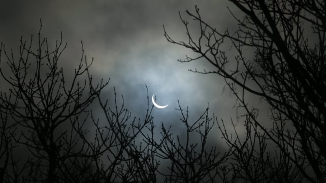 The eclipse seen from Shankill, Co Dublin (Pic: Adam Nahlik)