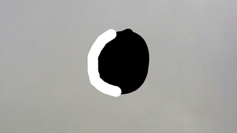 Stephen Molloy sent in this picture of 'the eclipse' over Inchicore, Dublin