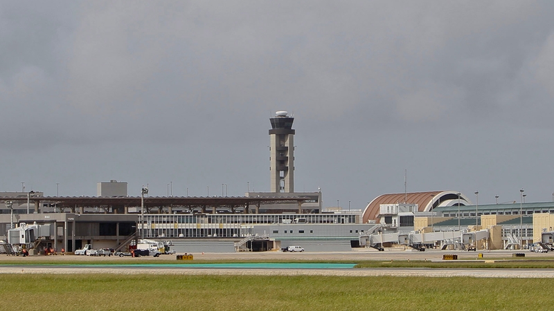 Three transport security workers were injured in the incident at the Louis Armstrong International Airport