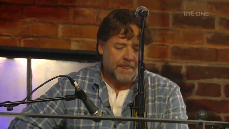 Russell gives it socks on the Late Late