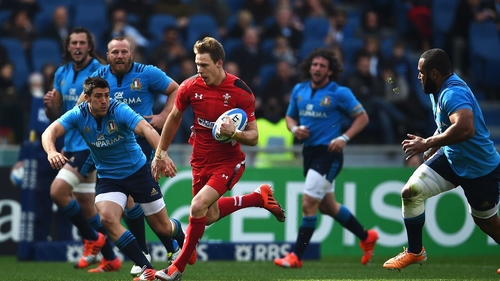 Wales ran over eight tries against Italy