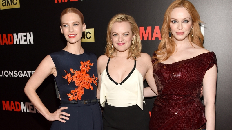 Mad Men stars January Jones, Elizabeth Moss and Christina Hendricks