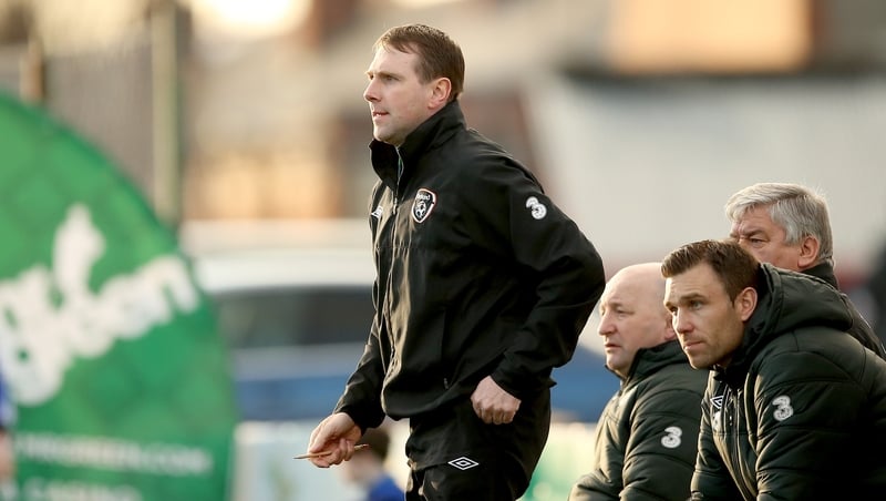 Republic of Ireland U17s manager Tom Mohan
