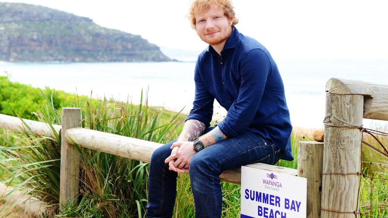 Surf's Up. Ed Sheeran is to make Home and Away cameo shortly