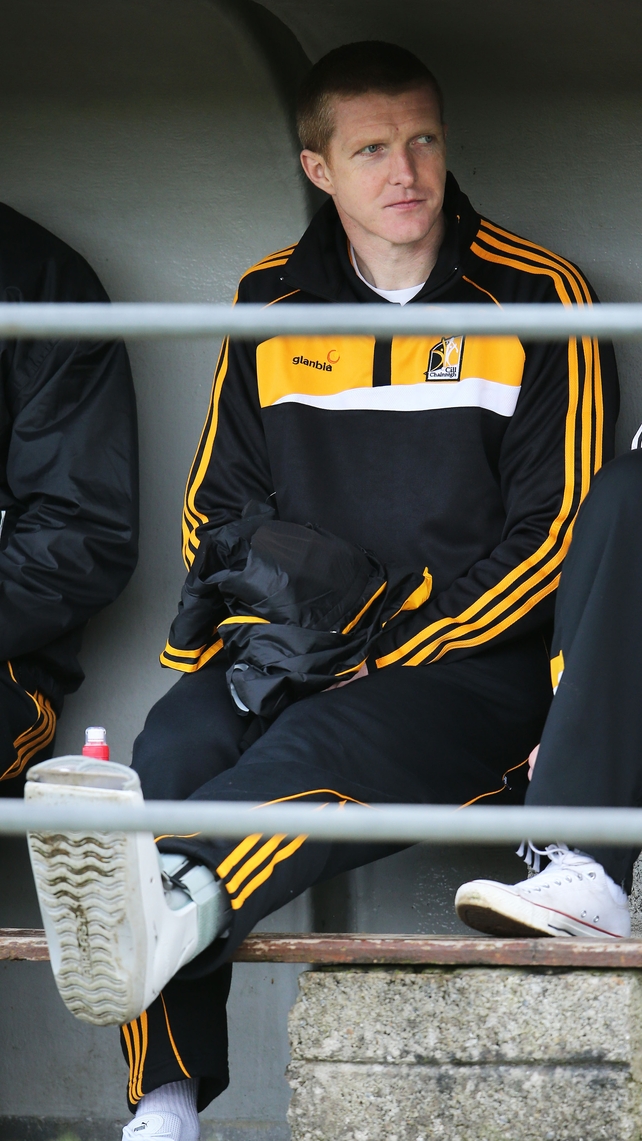 In the dugout before the Division 1 semi-final in 2013, a season a stress fracture curtailed his playing time