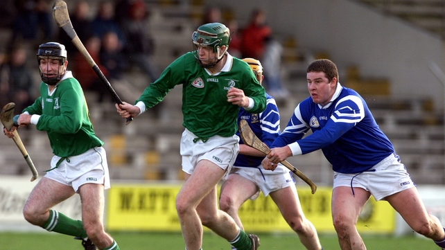 On the run for Leinster during the Railway Cup hurling final vs Munster in 2000
