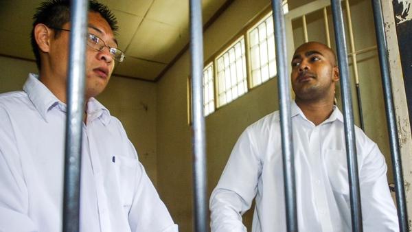 Andrew Chan (L) and Myuran Sukumaran have been told their execution is imminent