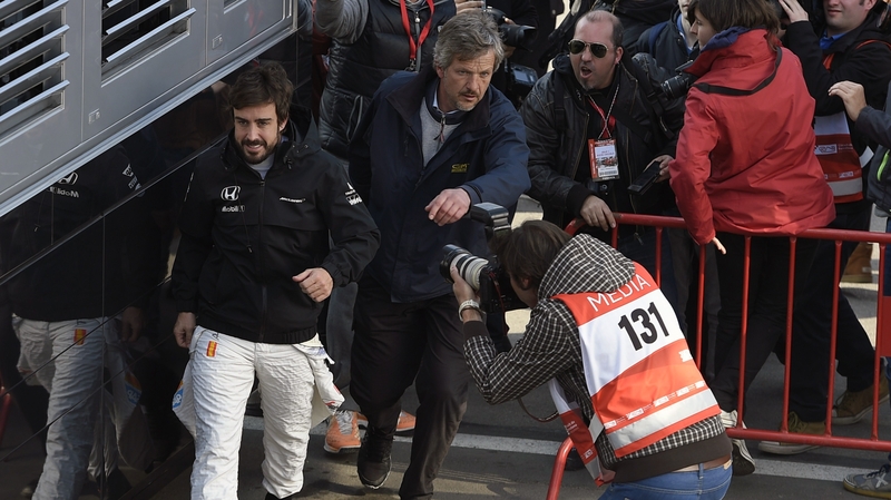 Fernando Alonso's (left) return to the F1 circuit has dominated discussion this week