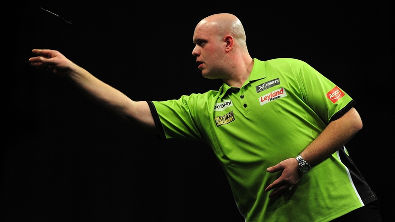 Michael van Gerwen won the battle of the former world champions
