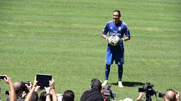 Keylor Navas has just made three appearances for the Madrid giants this season