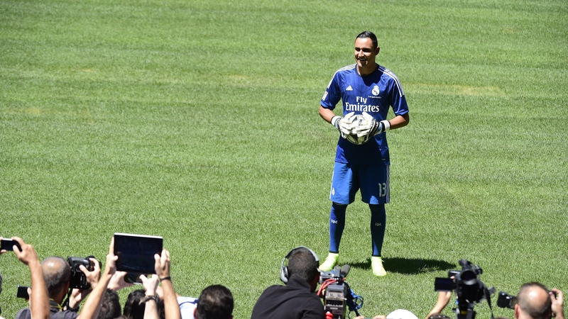 Keylor Navas has just made three appearances for the Madrid giants this season