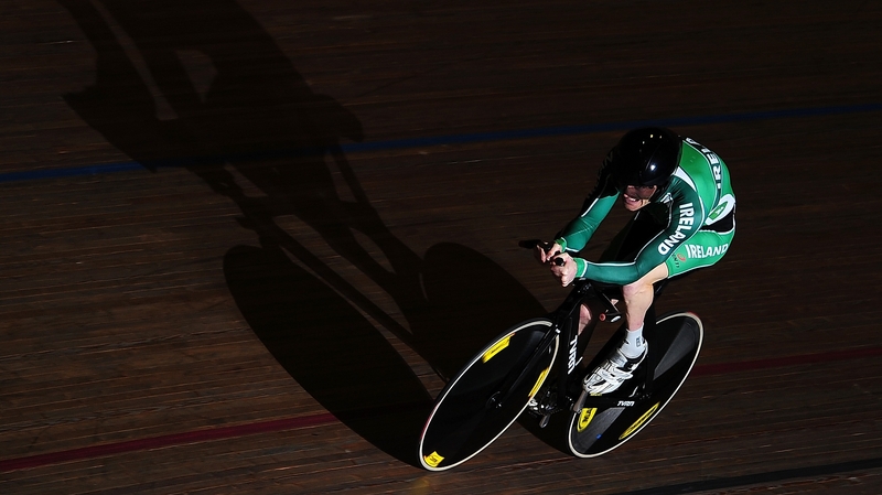 Eoghan Clifford made his track cycling debut just six weeks ago