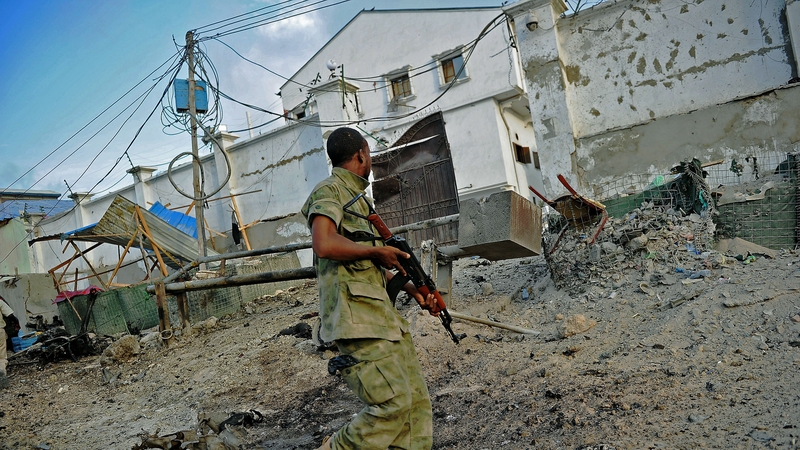 14 people were killed in an attack on a hotel in Moghadishu by Al Shabaab in March