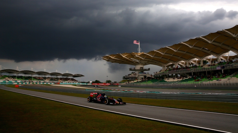 A storm disrupted qualifying at the Malaysia One Grand Prix