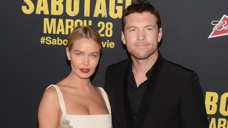 Lara Bingle and Sam Worthington