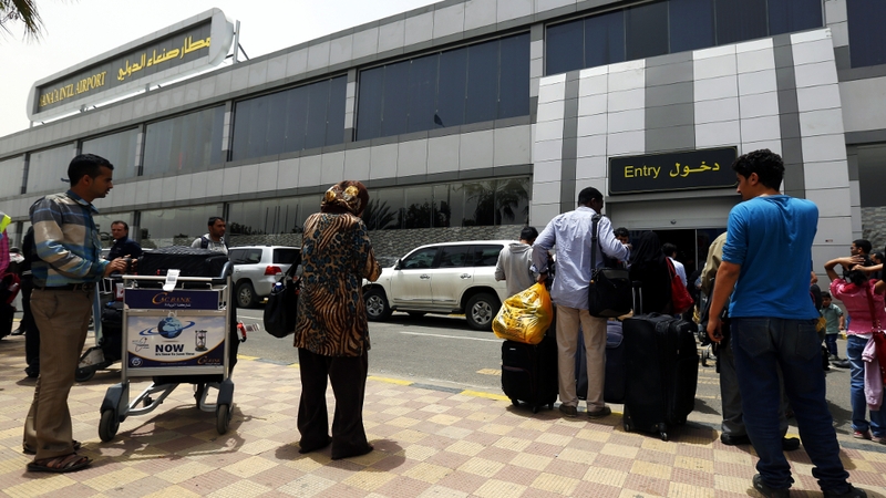 Airport officials said up to 250 foreigners working for international oil companies and NGOs have flown out of Yemen in recent days