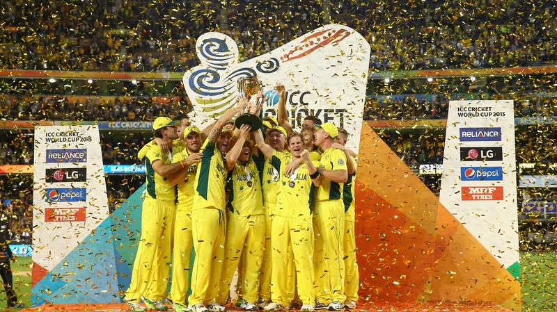 The ICC top brass had left the podium as Australia celebrated their World Cup success